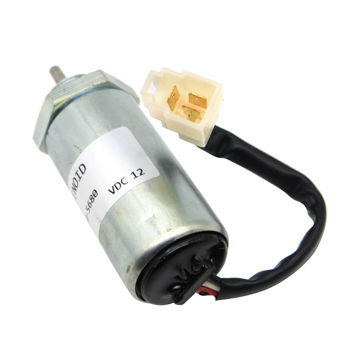 Solénoïde d'arrêt de carburant 12 V 897183-0140 897329-5680 8973295680 8971830141 8970701301 8970701302 8970701303 8970701300 8971152890 897115-2890 Moteur Isuzu 3LD1 3LD2 4LE1 3LB1 4LB1 Excavateur Kobelco SK75-8 Hitachi EX50U EX35U EX27U EX35