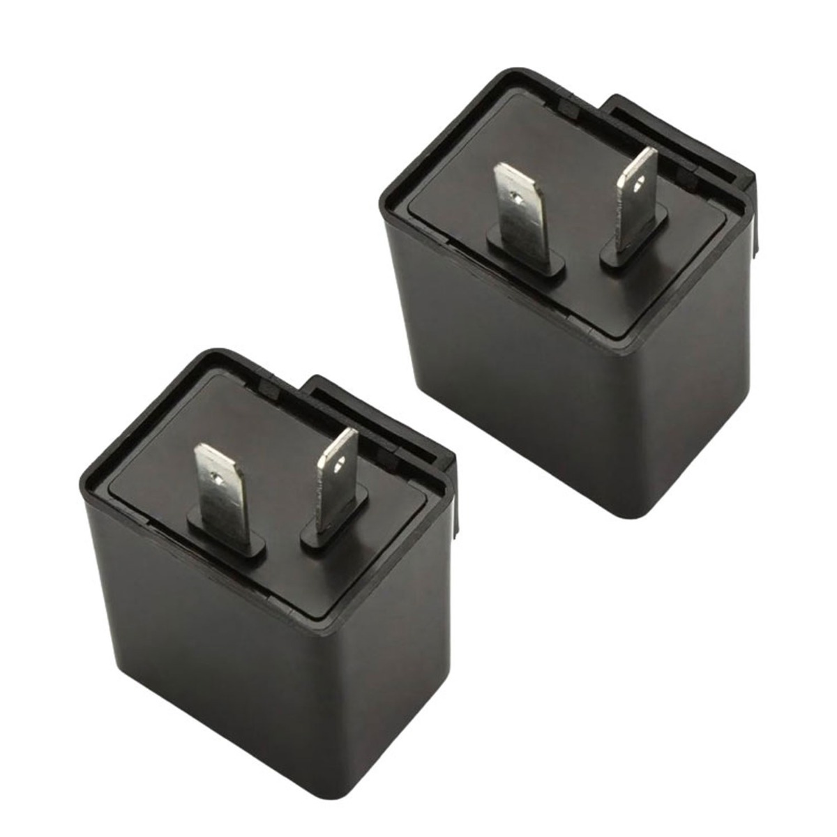 2PCS Appel de phares Relais de clignotants Moto Voiture Electromobile