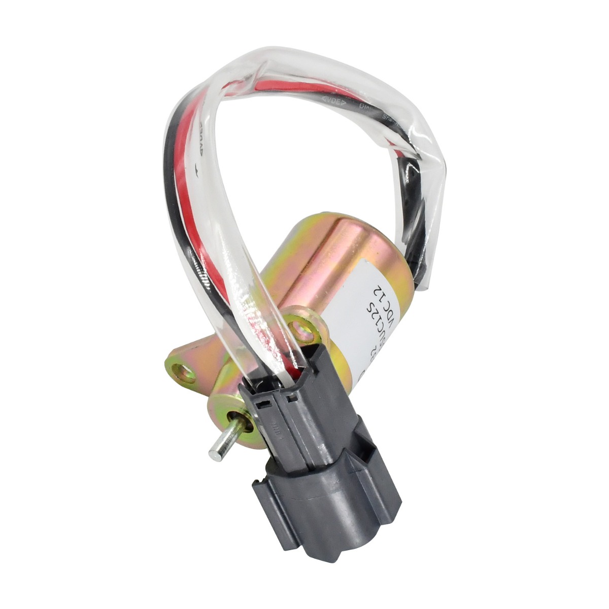 Electrovanne de coupure de carburant 12V 119233-66510 119233-66511 Pelle Komatsu PC05-7 Hyundai R55-5 R60-5 Moteur Yanmar 3D82E-3A TB235 3TNV88-BPTB2 Pelle John Deere 17D 17G 2025R 2027R 2032R 27D