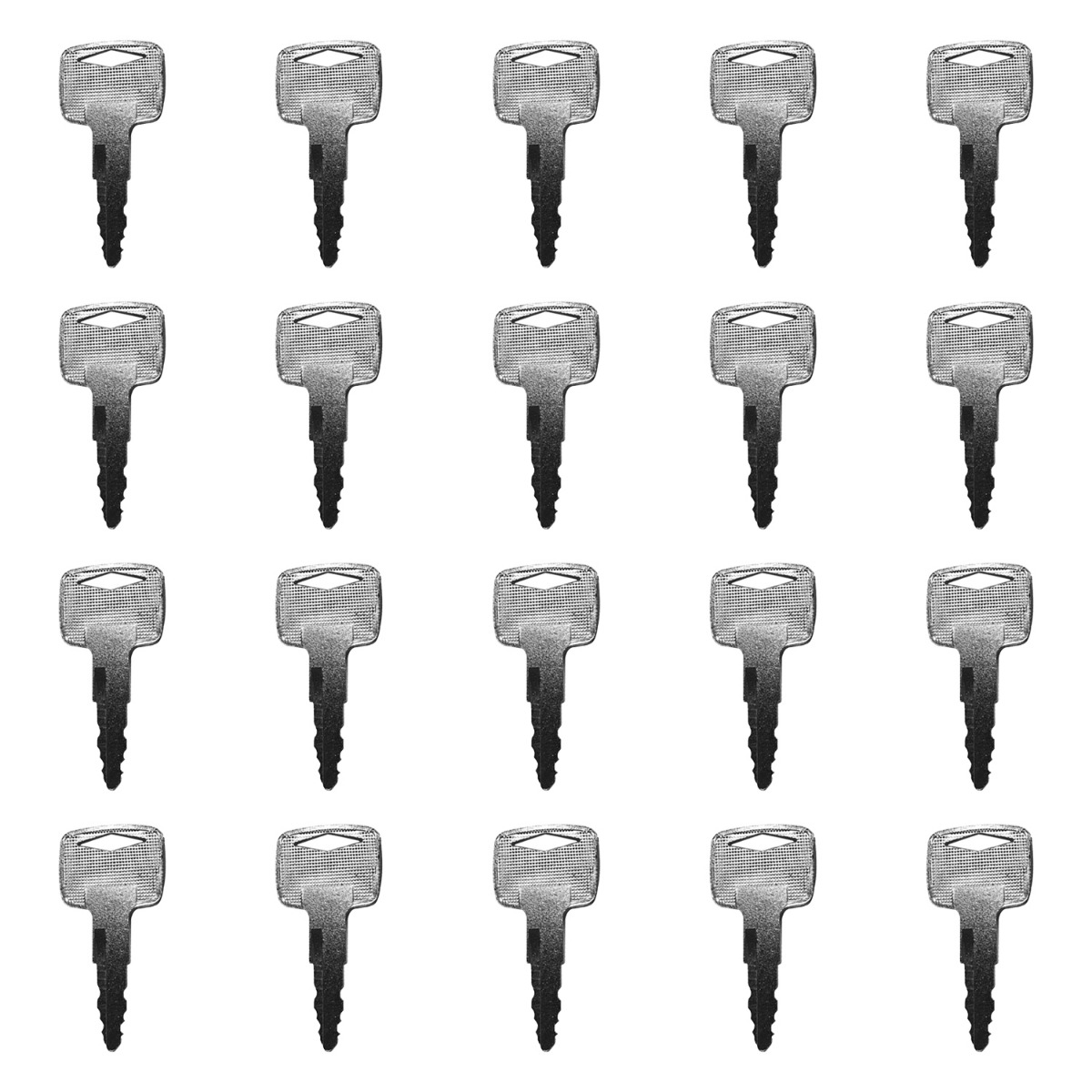 Clés d'allumage 20 pièces 91A07-01910 pour Mitsubishi