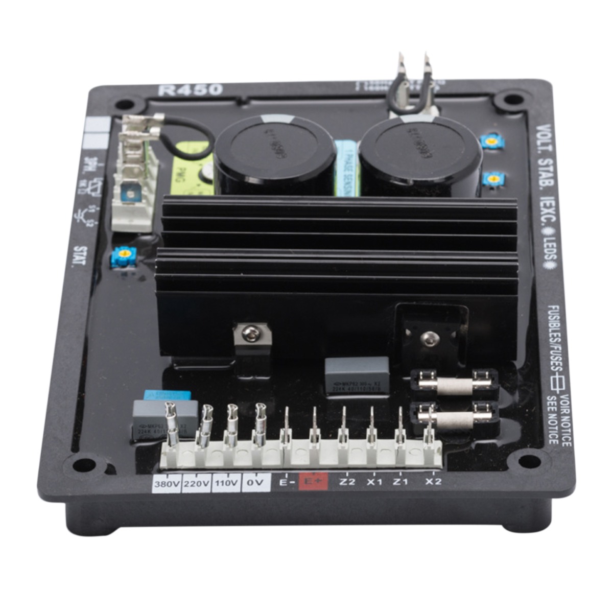 Régulateur de tension automatique AVR Type de sortie triphasé R450T pour FG Wilson