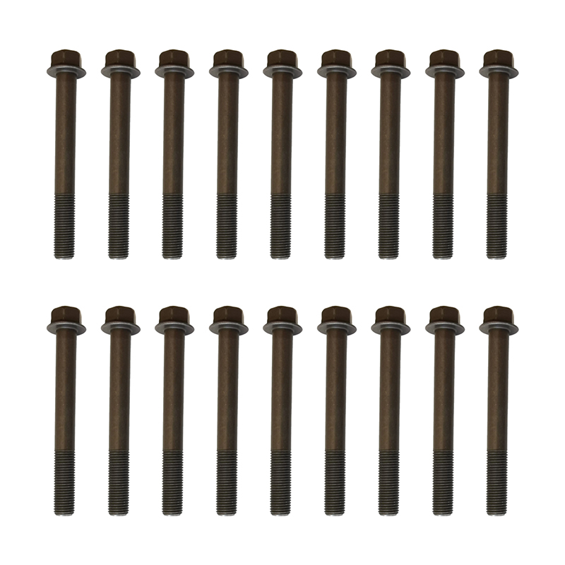 Boulon de culasse 18 pièces 19013-03450 pour kubota
