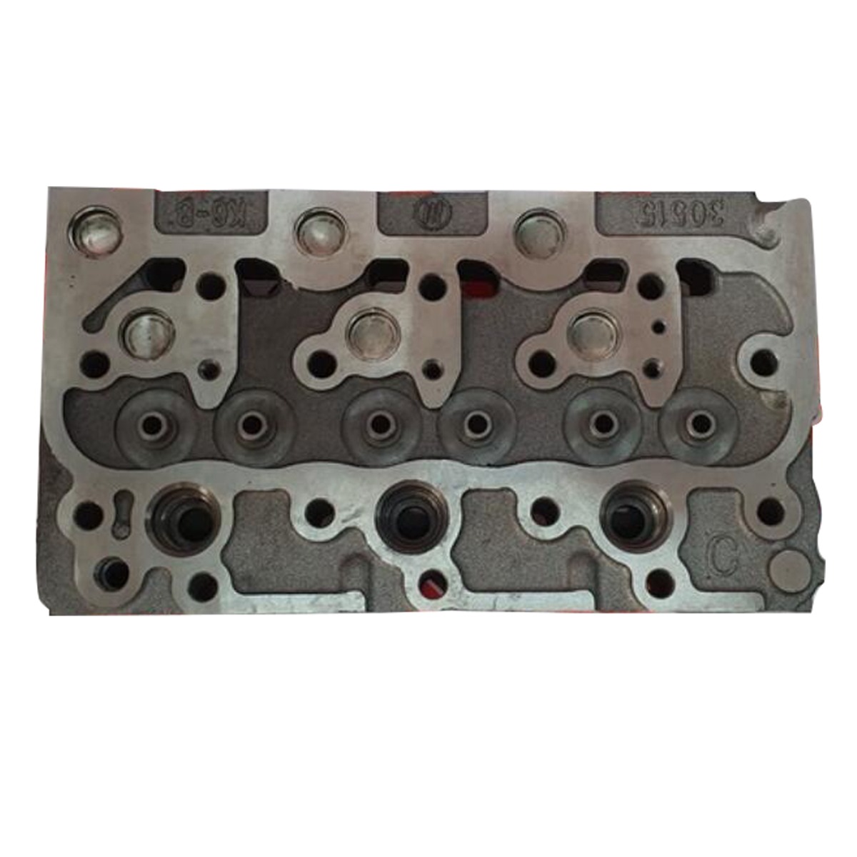 Culasse avec soupapes 15521-03040 pour Kubota