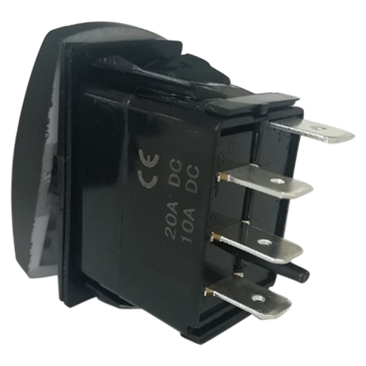 Double lampe à LED verte marche/arrêt/marche 4Pin IP68 clignotant interrupteur à bascule interrupteur interne clignotant interrupteur moto interrupteur interne