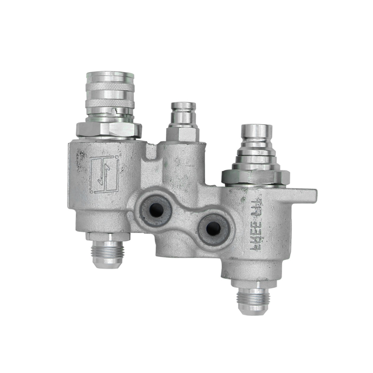 Coupleur rapide hydraulique à face plate 47396759 pour Bobcat