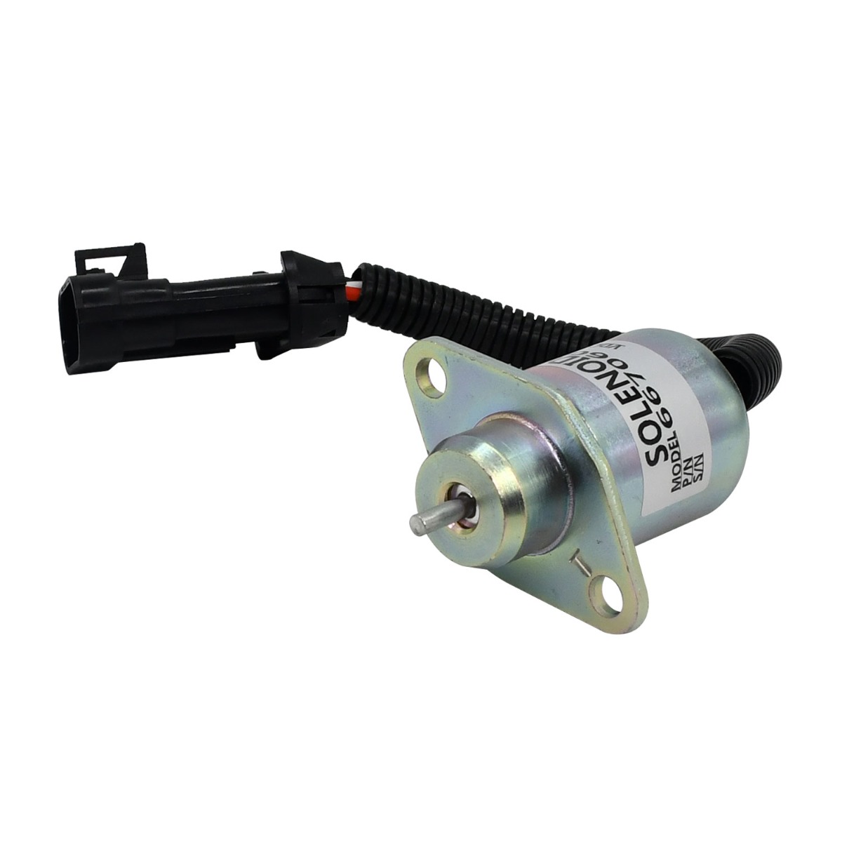 Solénoïde d'arrêt de carburant 6670602 12 V pour Bobcat