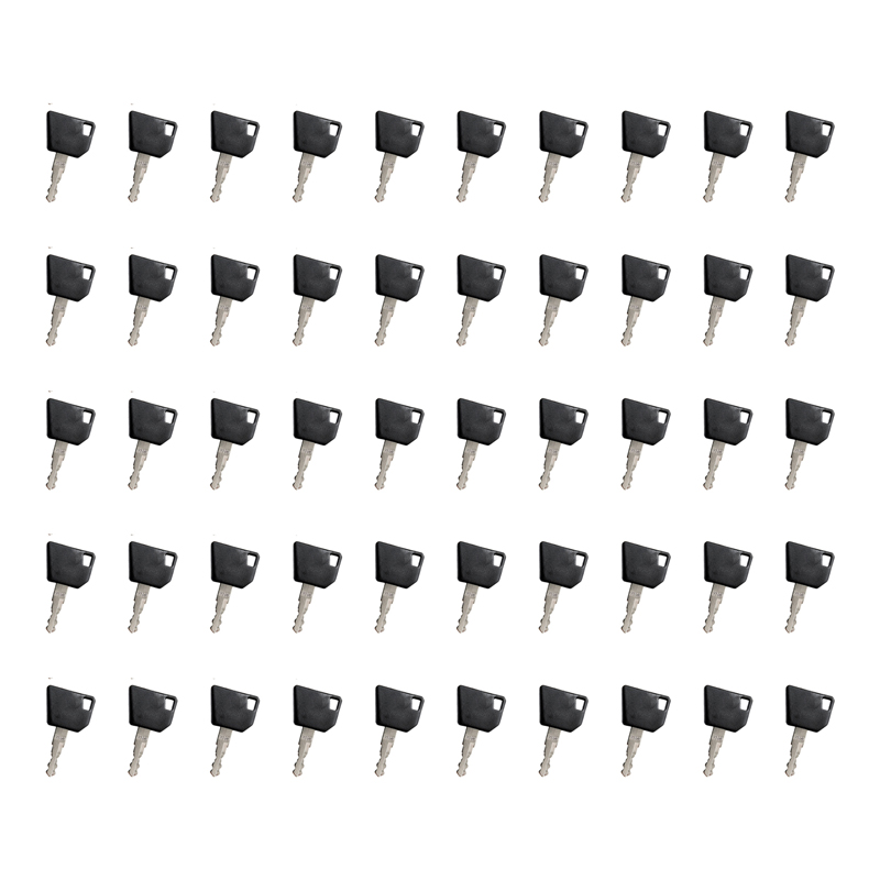 50PCS Clé 14607 Pour Volvo Pour Bobcat Pour Bomag Pour Caterpillar Pour Dynapac Pour Gehl Pour New Holland Pour Rayco Pour Terex Pour Vibromax Pour JCB
