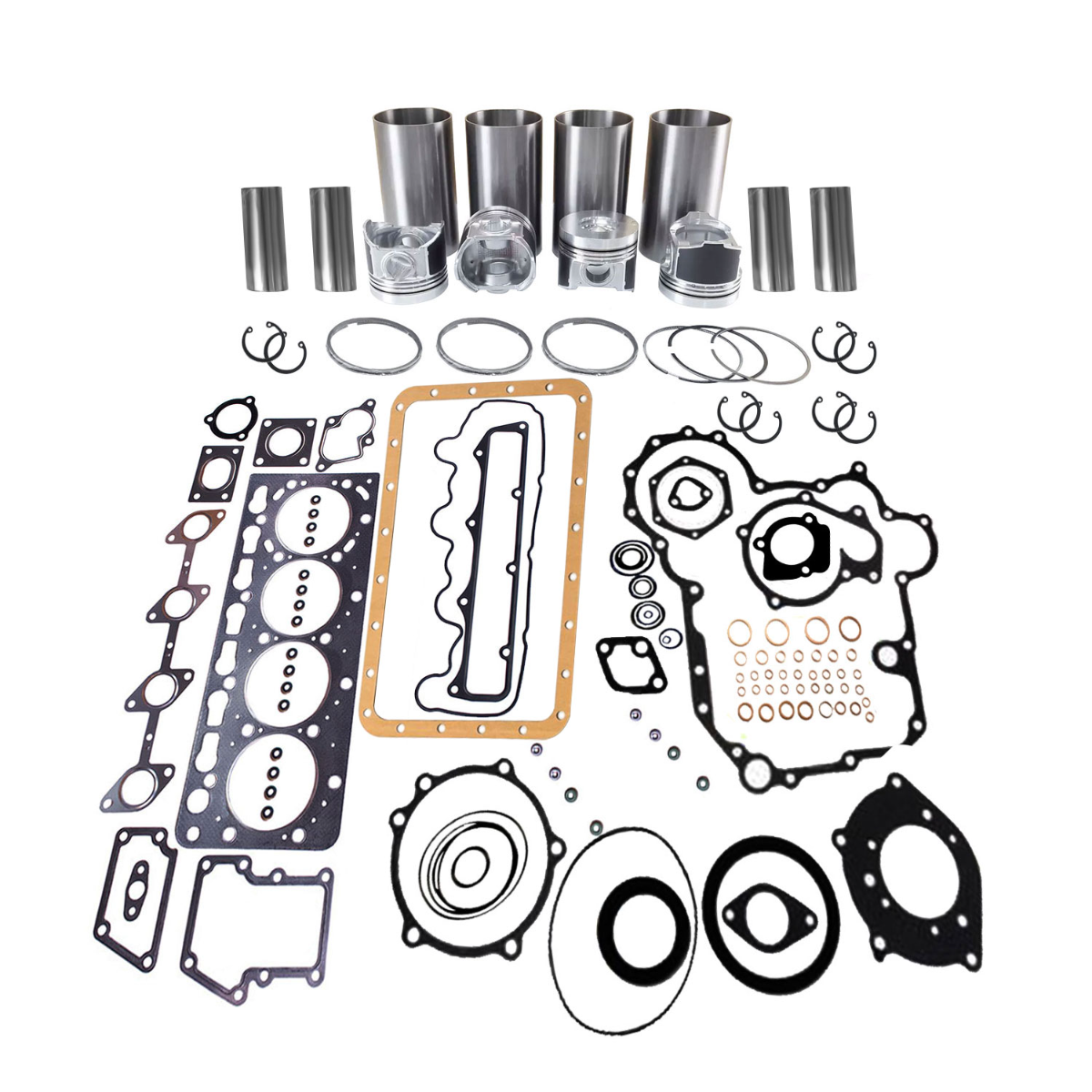 Kit piston avec jeu de joints pour Kubota