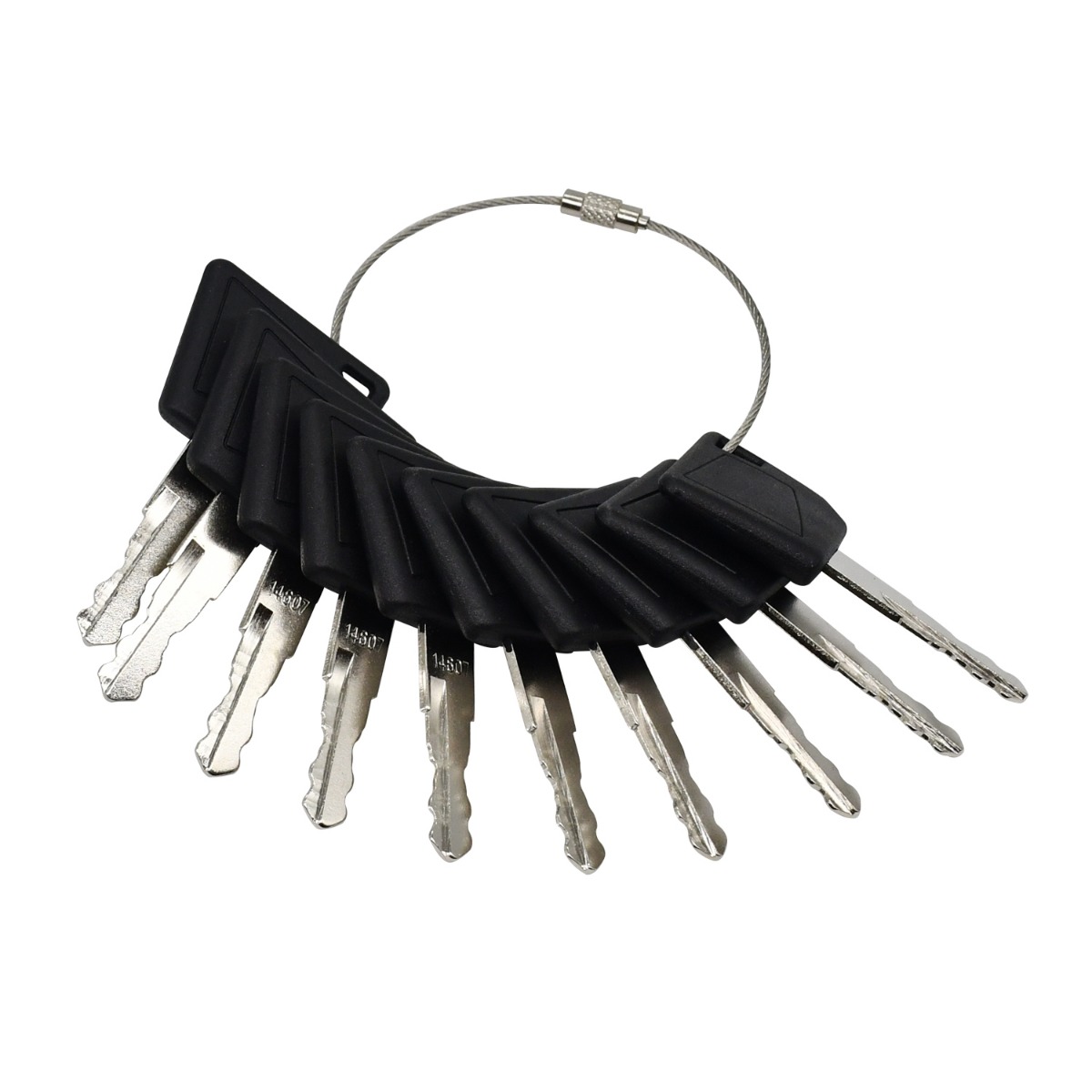 10 pièces clés d'allumage 14607 pour Caterpillar pour JCB pour Dynapac pour Bobcat