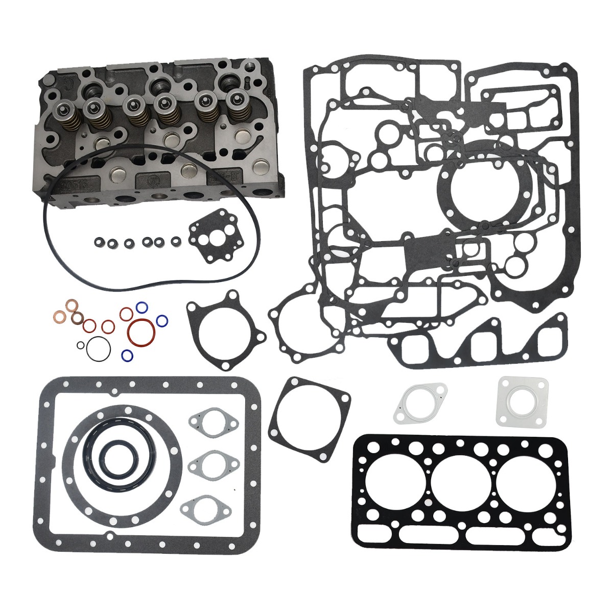 Ensemble de culasse complet 15521-03044 pour Kubota