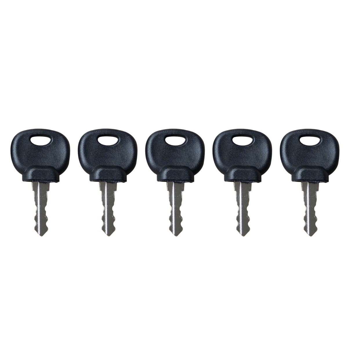 5 clés d'allumage 14607 pour JCB