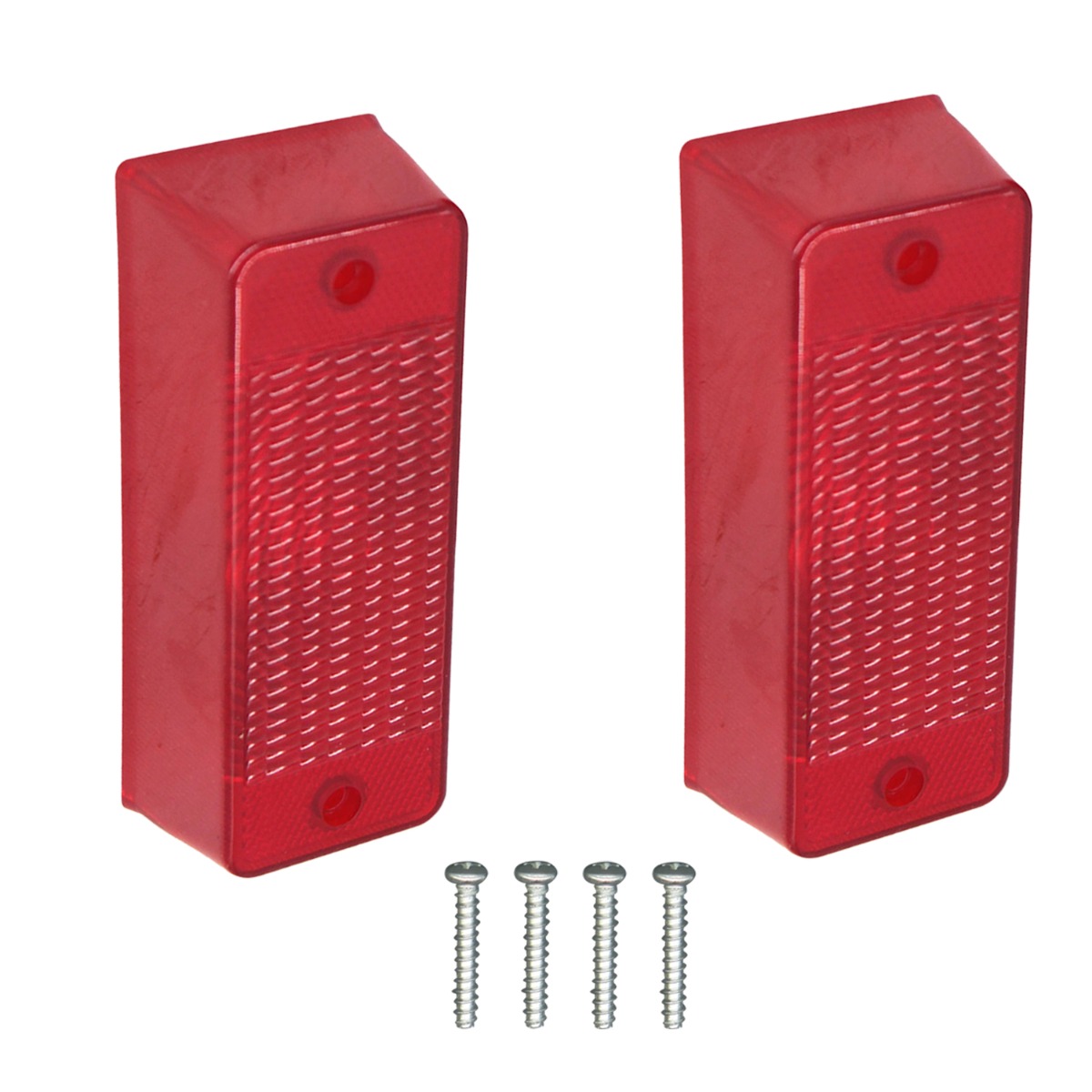 Lentille de feu arrière rouge 6672276 2 pièces pour Bobcat