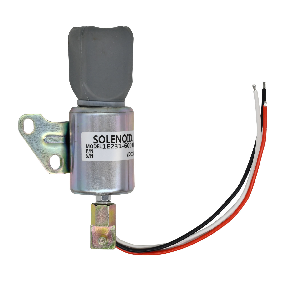 Solénoïde d'arrêt de carburant 1E231-60011 12V pour Kubota