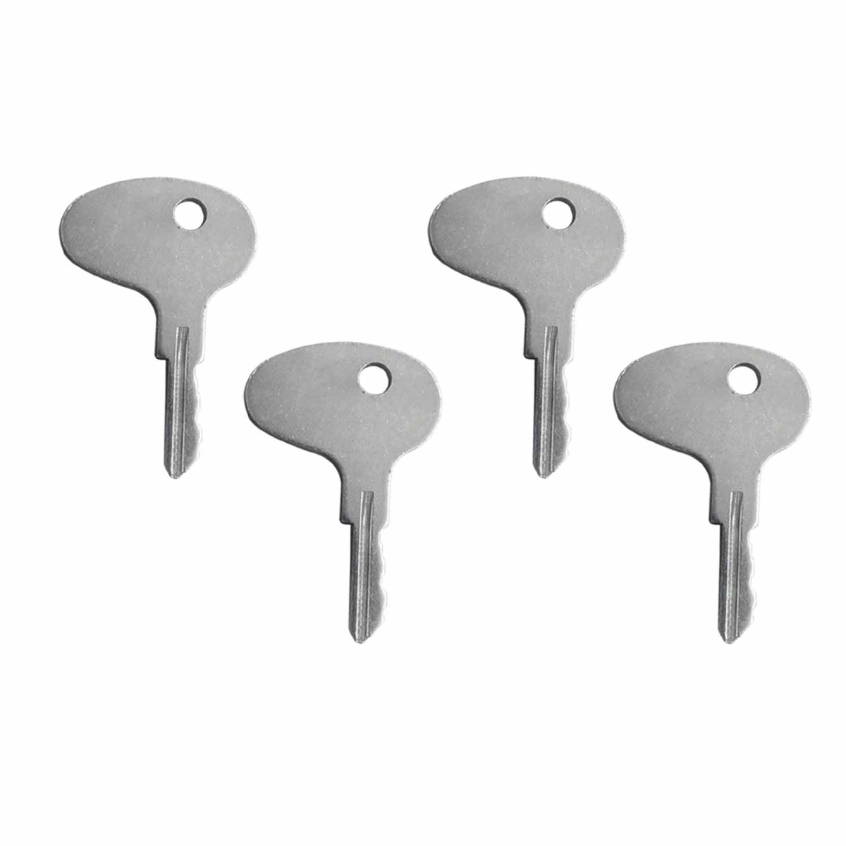 Clé de contact 123243 4 pièces pour Kubota pour Mitsubishi pour Caterpillar pour Kumiai