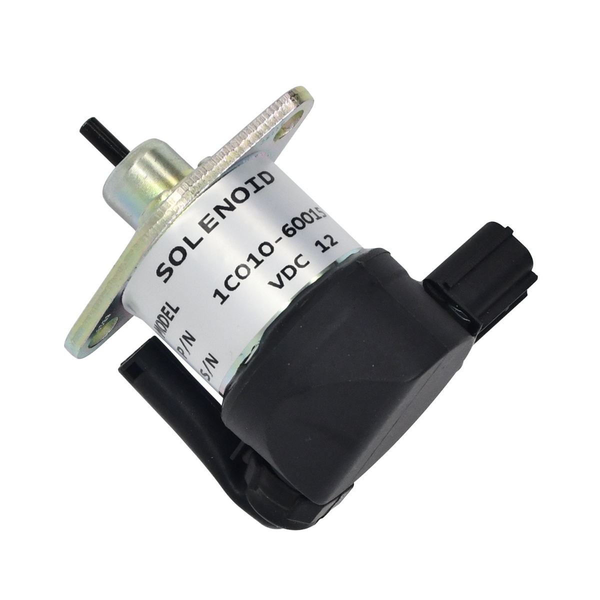 Solénoïde de coupure de carburant 12V 1C010-60017 pour Kubota