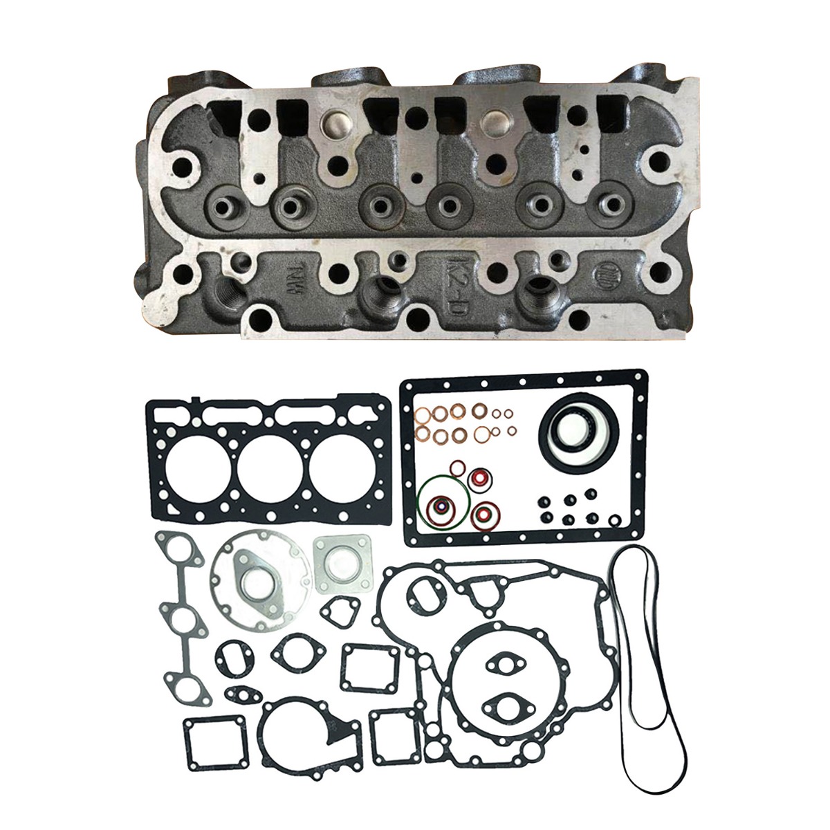 Kit complet de culasse et de joint complet 16027-03043 pour Kubota pour JCB