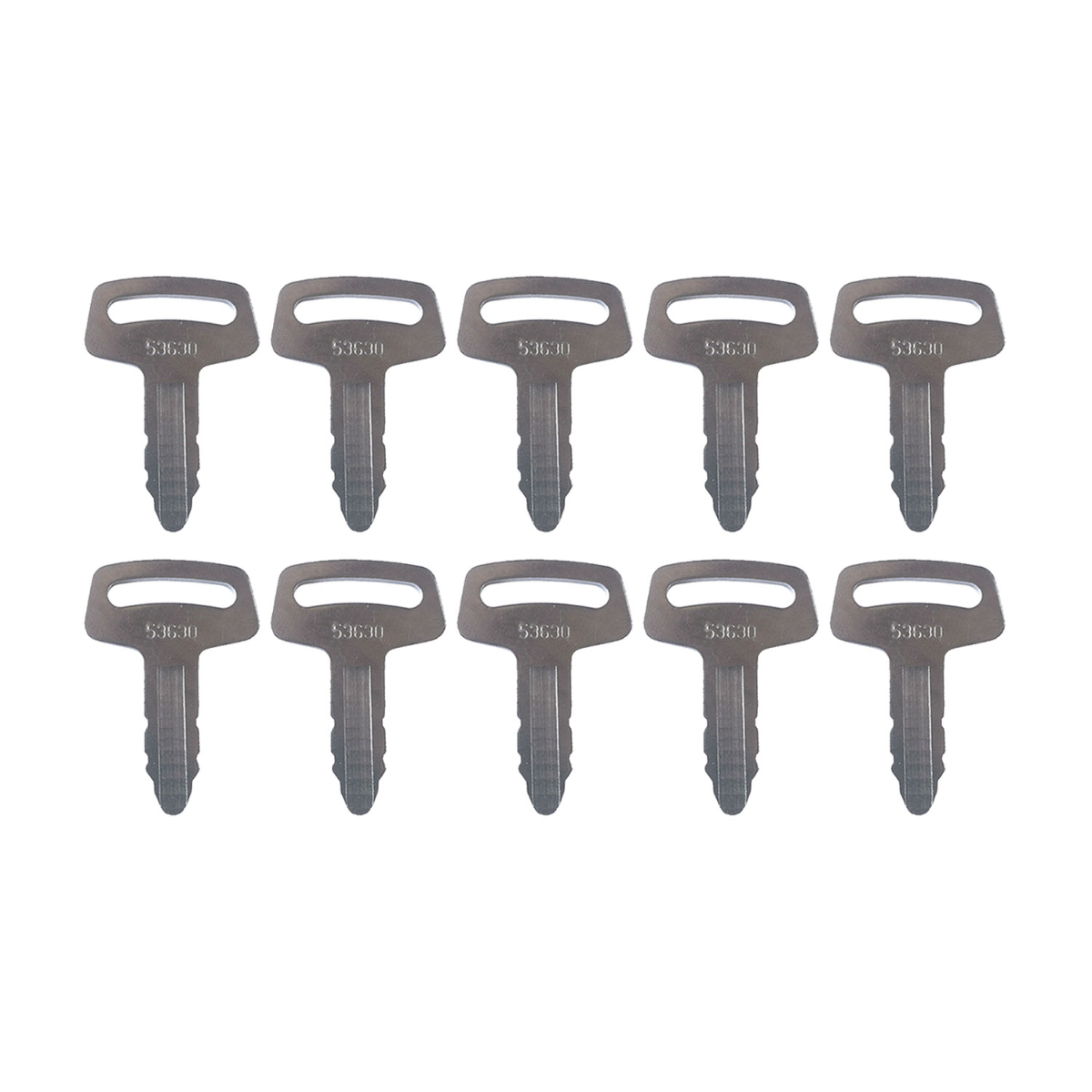 10 clés d'allumage RC101-53630 pour Kubota