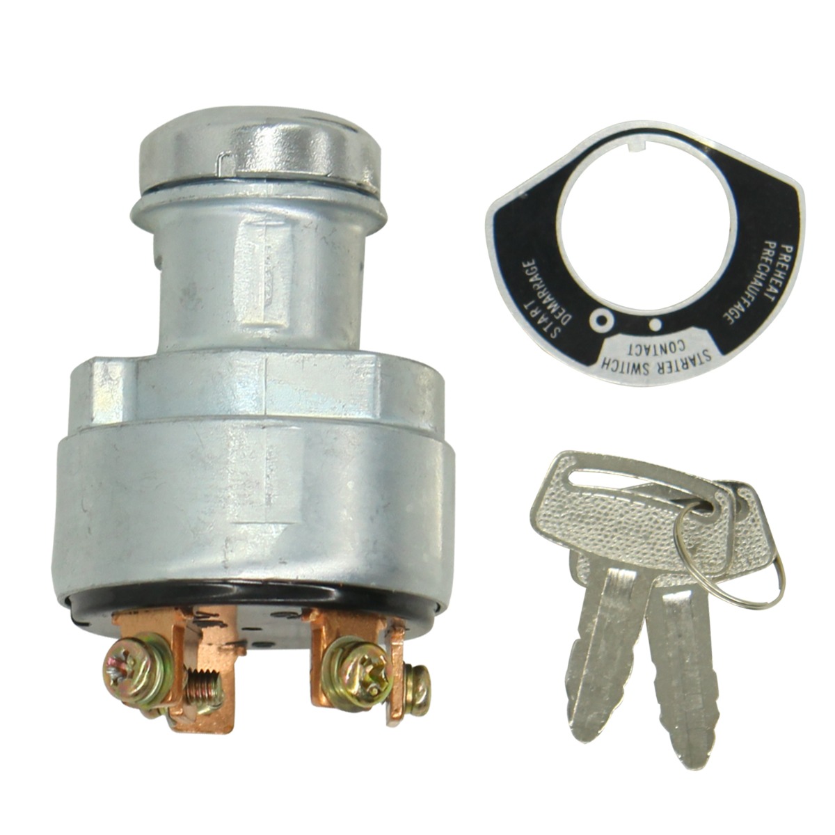Interrupteur d'allumage 66706-55120 avec 2 clés pour Cub Cadet pour Kubota pour Grasshopper