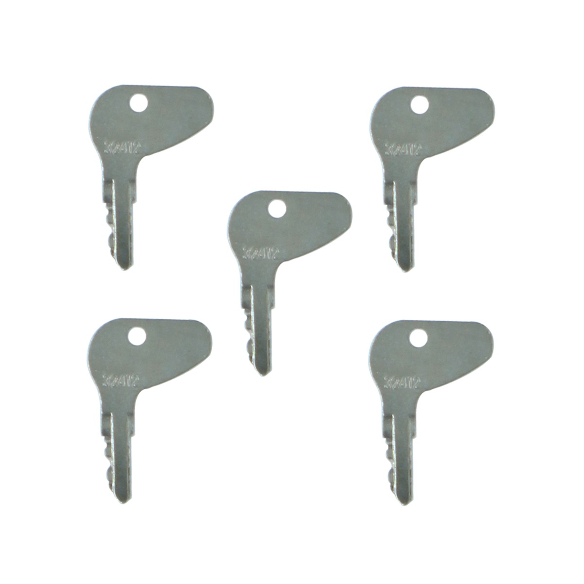 Clé de contact MA-10253507100 5 pièces pour Mahindra pour Kubota pour étui