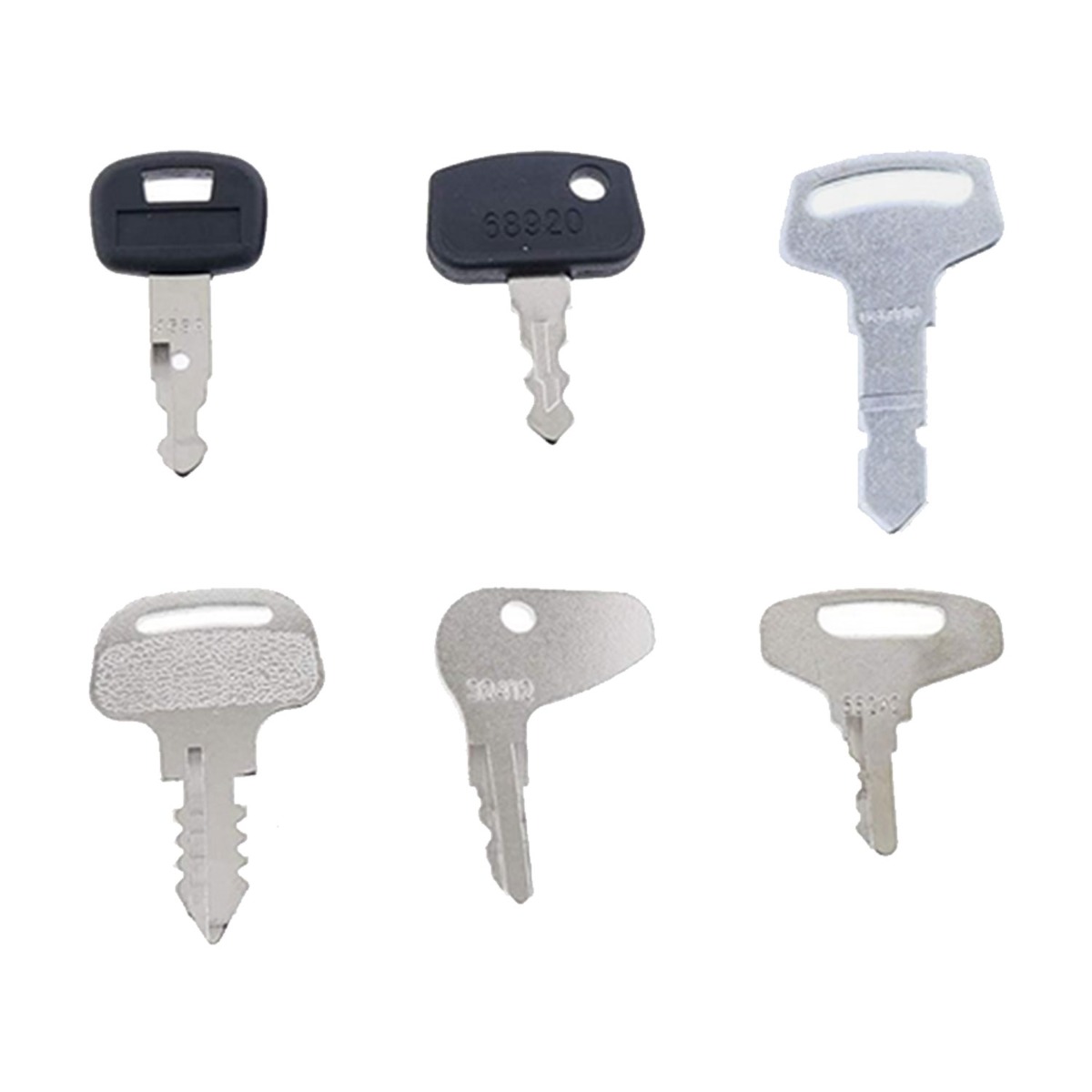 Clés d'allumage 6 pièces 15248-63700 pour Kubota