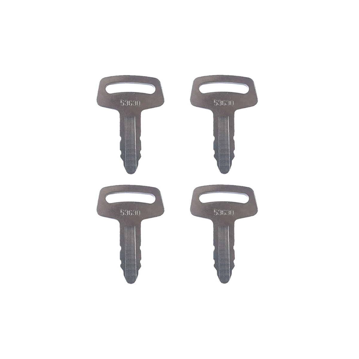 Clés de contact RC101-53630 4 pièces pour Kubota
