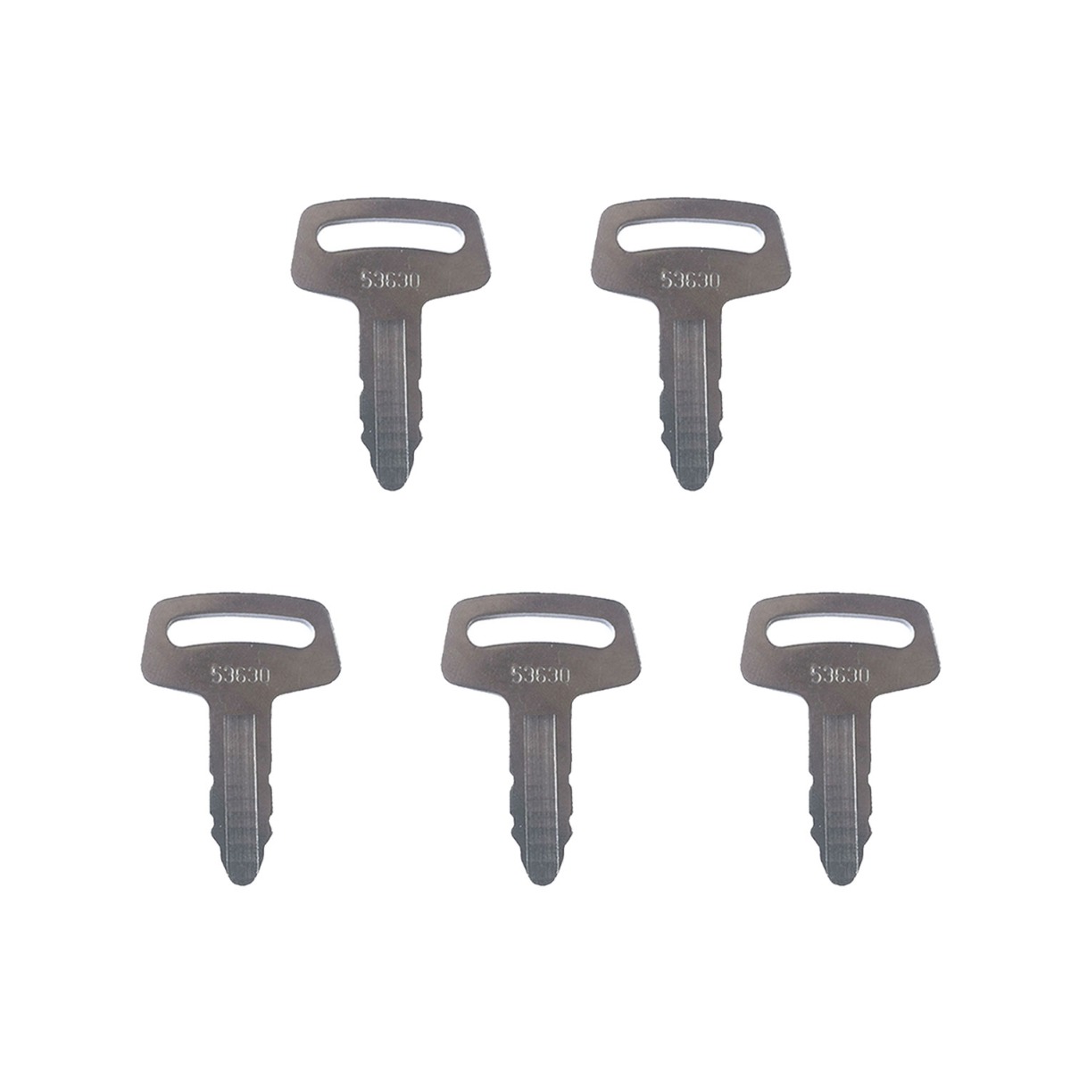 Clé de contact RC101-53630 5 pièces pour Kubota