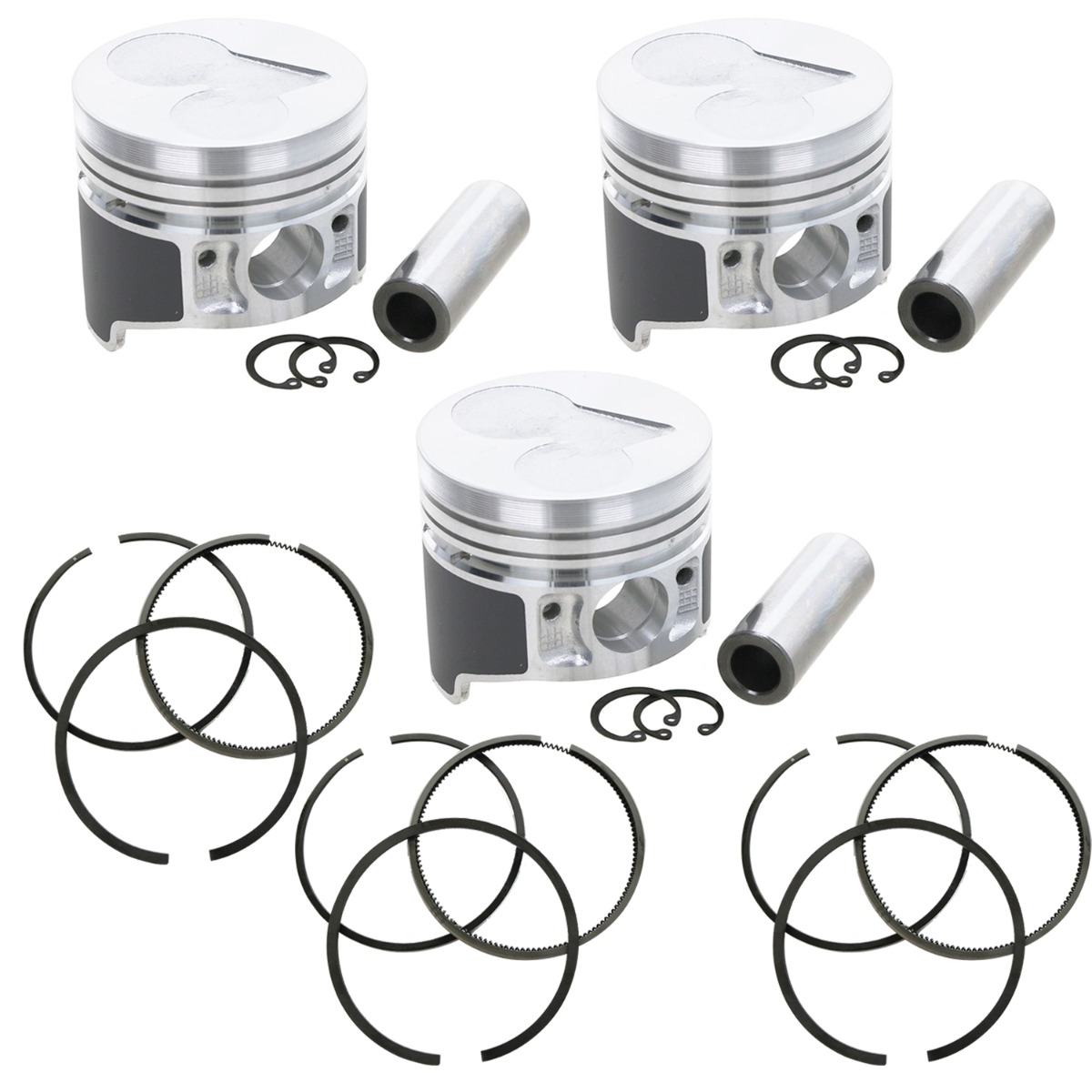 Kit piston STD 78mm 69mm pour Kubota