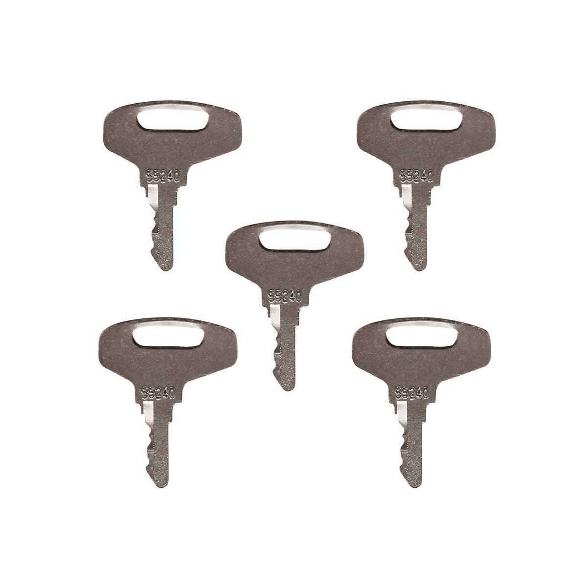 Clés de contact 55140 5 pièces pour Kubota