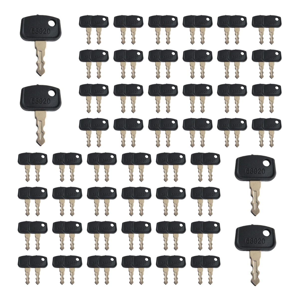 Clés d'allumage 100pc PL50168920 pour Kubota