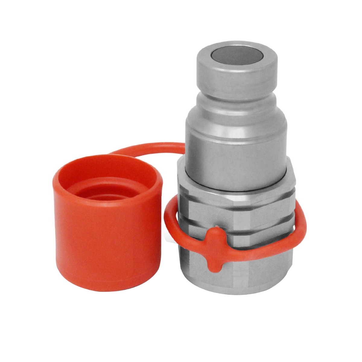Coupleur rapide hydraulique 5/8 "avec capuchon anti-poussière pour Bobcat pour John Deere pour étui pour New Holland pour Kubota