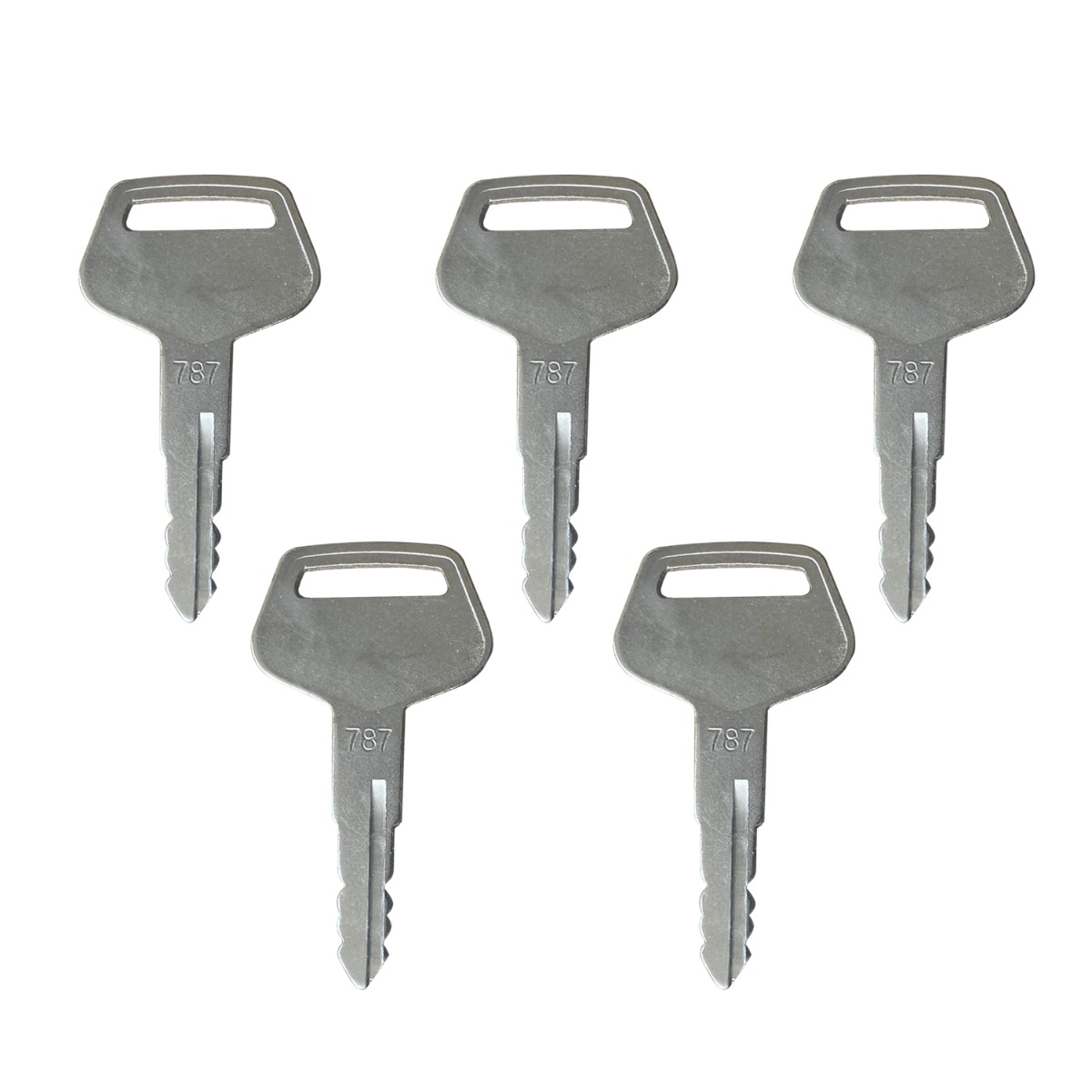 Clé de contact 5 pièces 787 pour Komatsu