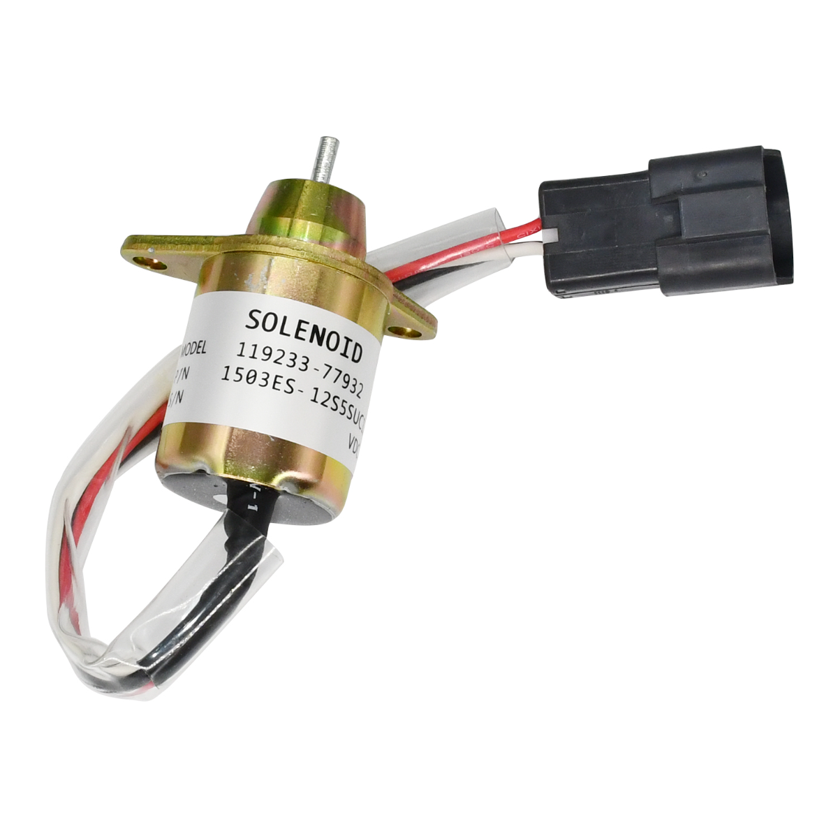 Solénoïde coupé 1503ES-12S5SUC5S 12V pour John Deere pour Yanmar pour Takeuchi pour Komatsu pour Kubota