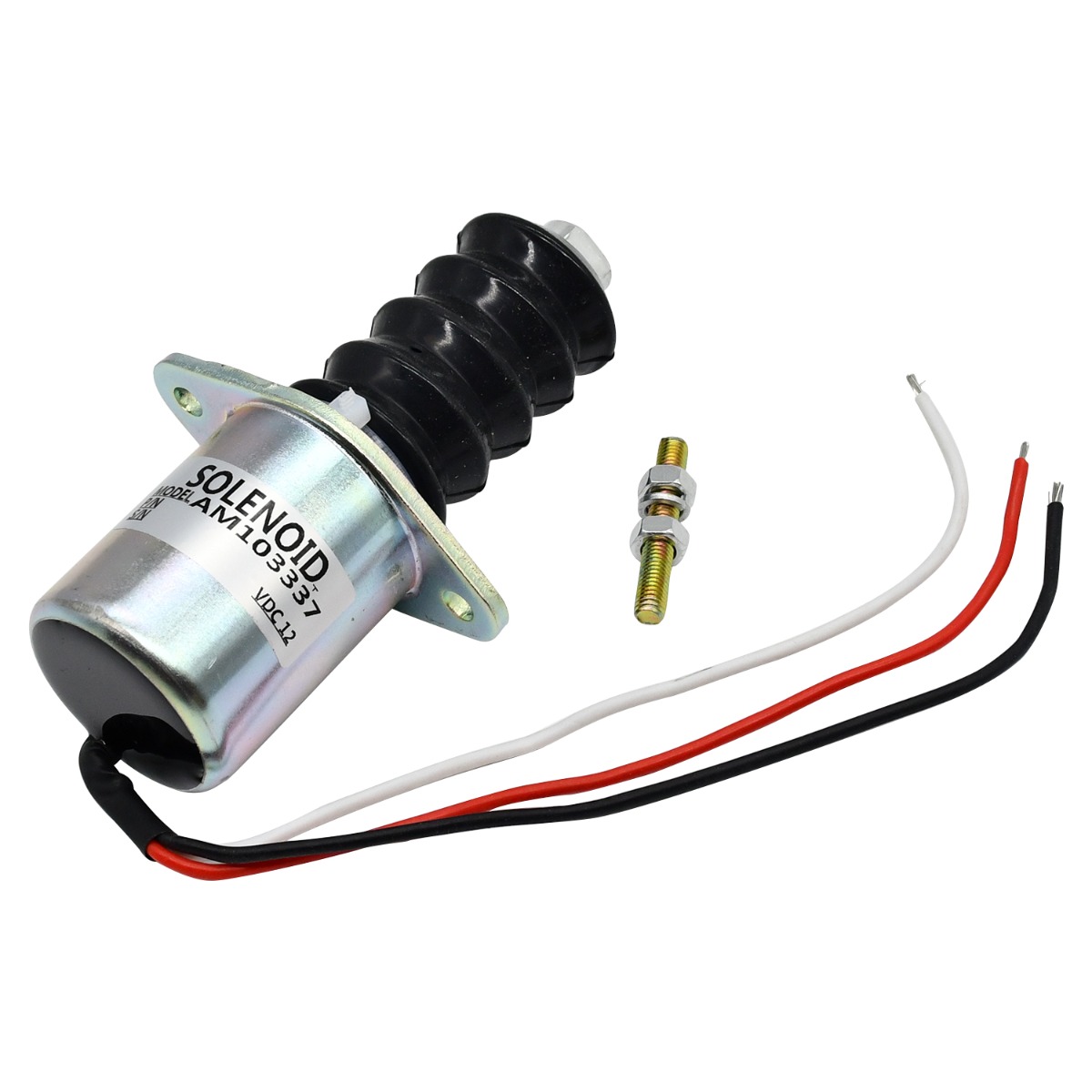 Solénoïde de coupure de carburant AM102863 12V pour John Deere