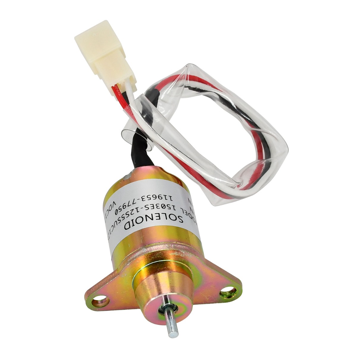 Électrovanne d'arrêt 12V 119233-77931 pour Yanmar pour Cummins pour John Deere pour Kobelco