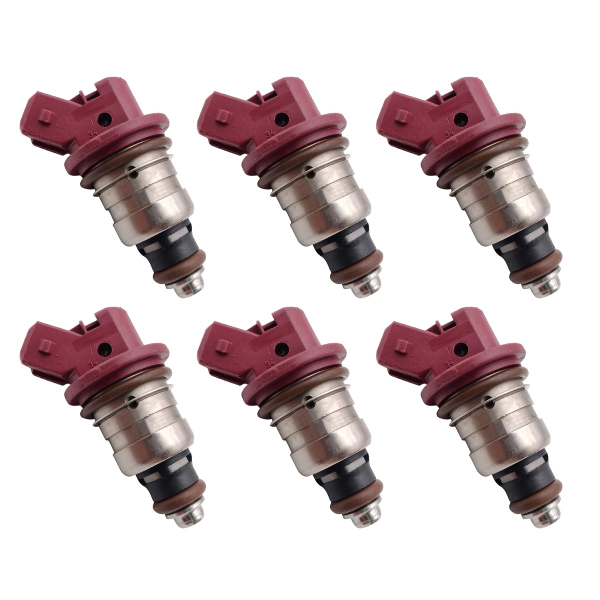Lot de 6 injecteurs de carburant 804528 pour Mercury