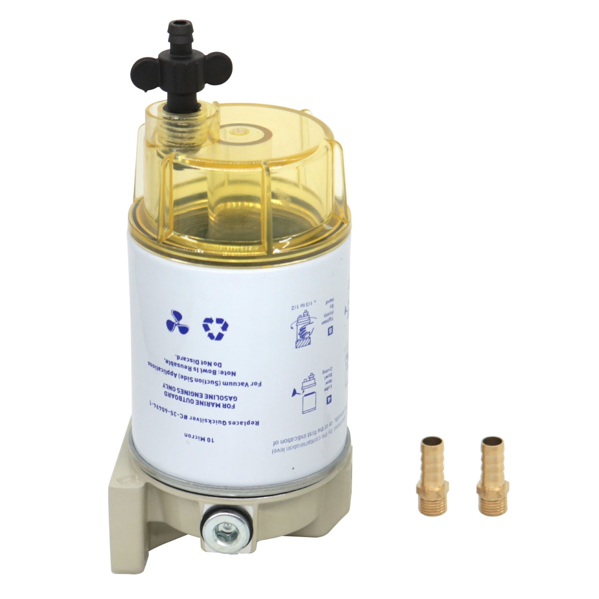 Séparateur d'eau de filtre à carburant marin hors-bord 320R-RAC-01 pour Mercury