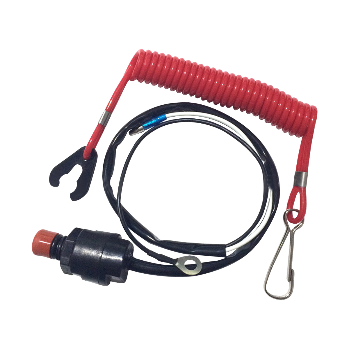 Lanière d’attache de sécurité Kill Stop Switch 6E9-82575-09 pour Yamaha