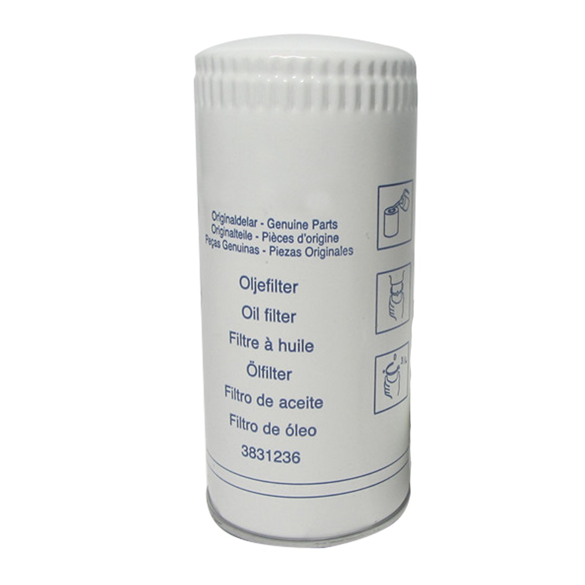 Filtre à huile voe3831236 Pour Volvo
