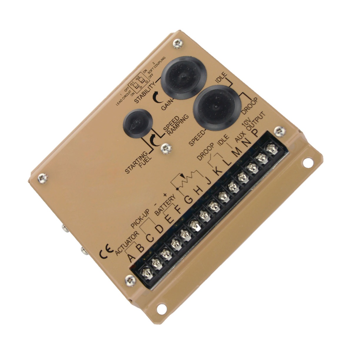 Contrôleur électronique de vitesse du moteur ESD5500E contrôleur de générateur de gouverneur