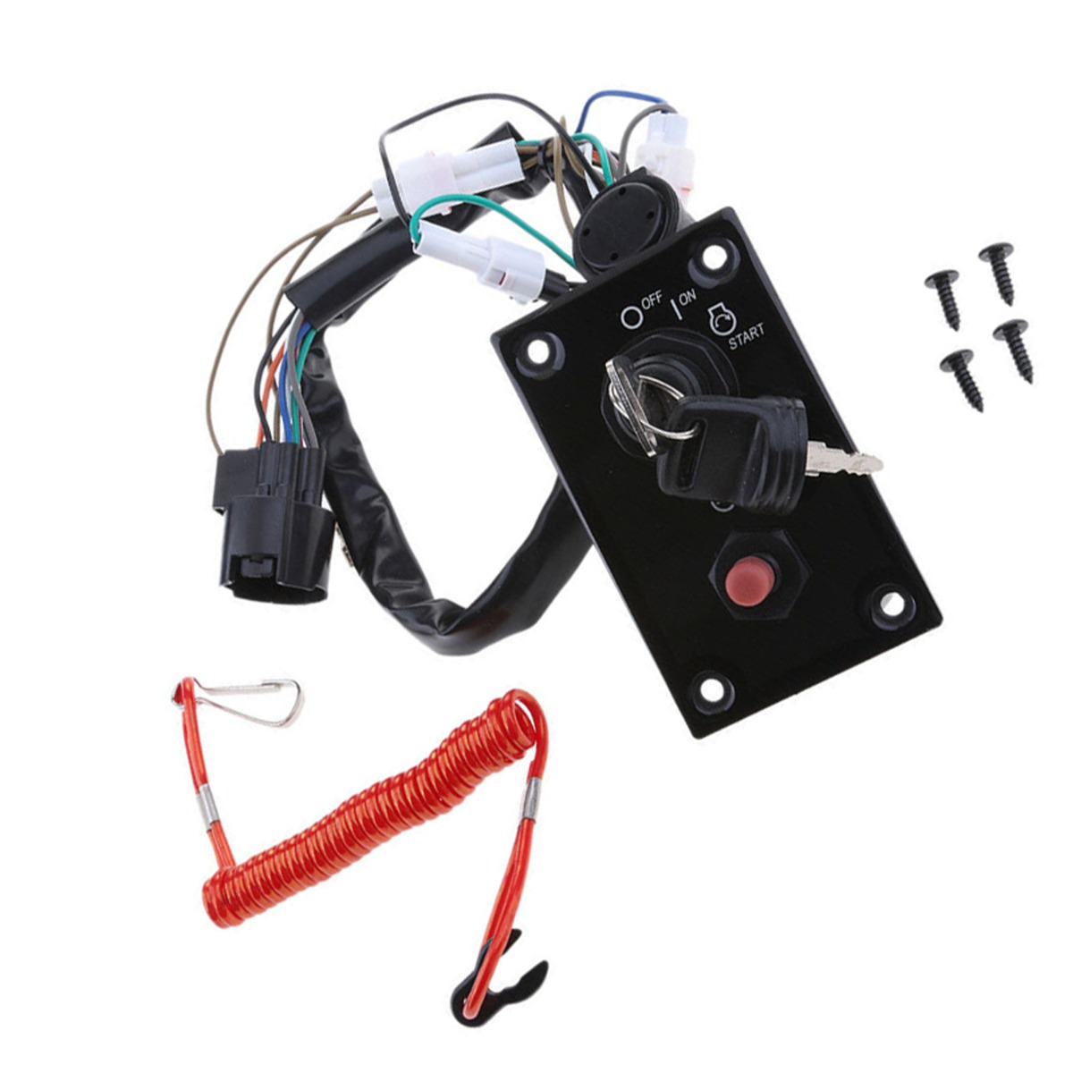 Panneau d'interrupteur de clé d'allumage à moteur unique offshore 37100 - 96j24 Pour Suzuki