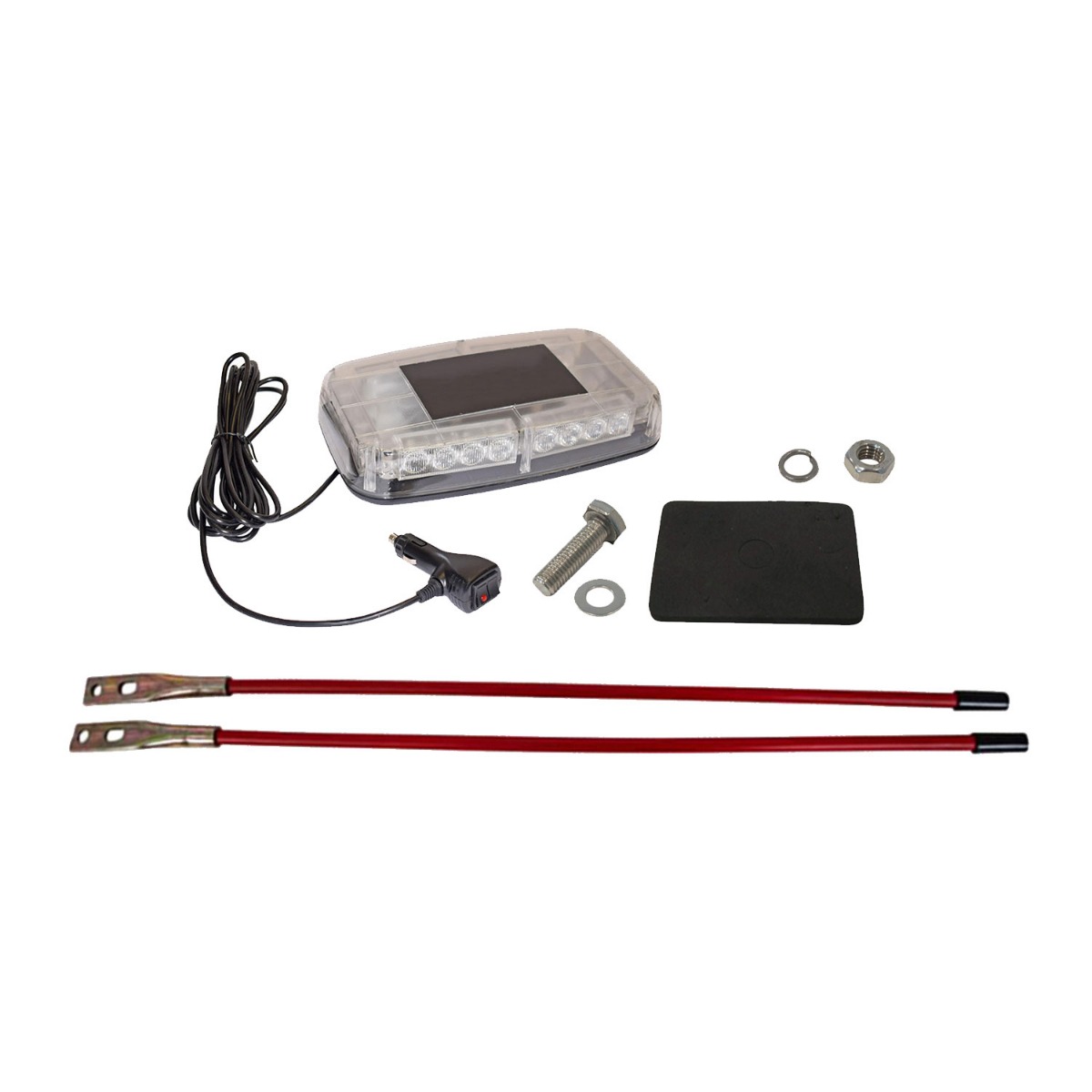 Mini barre lumineuse LED ambre avec guide de lame 8891040 pour Fisher