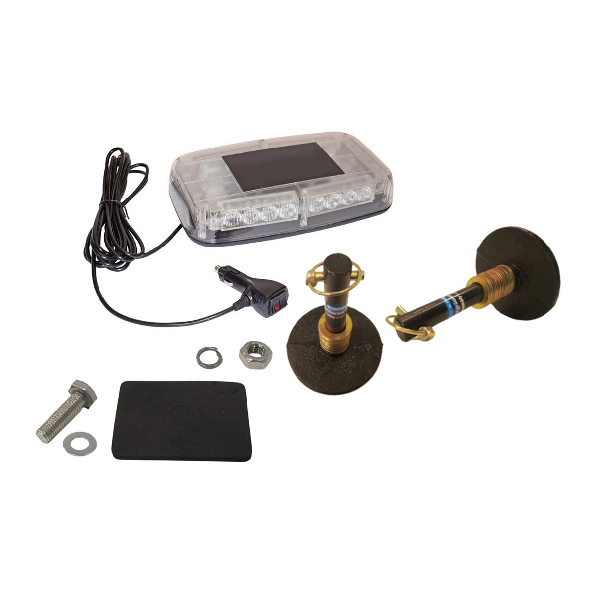 Kit de barre lumineuse LED avec ensemble de raquettes à neige rondes 8891040 pour Western