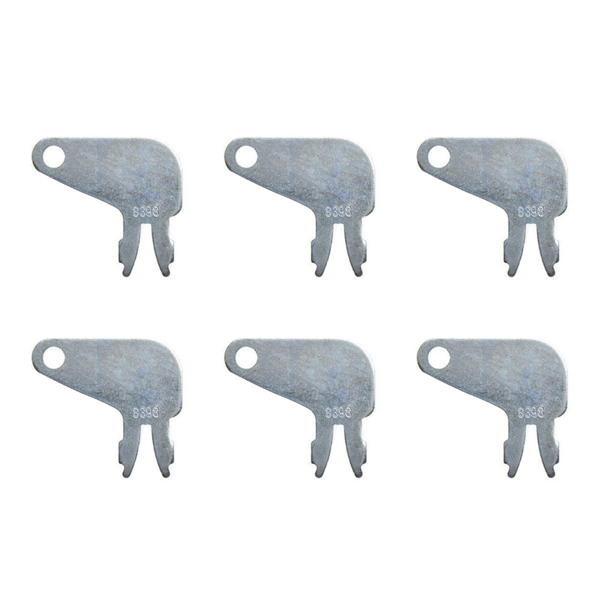 6x Maîtresse Déconnecter Clé avec porte-clés 8H-5306 pour Caterpillar