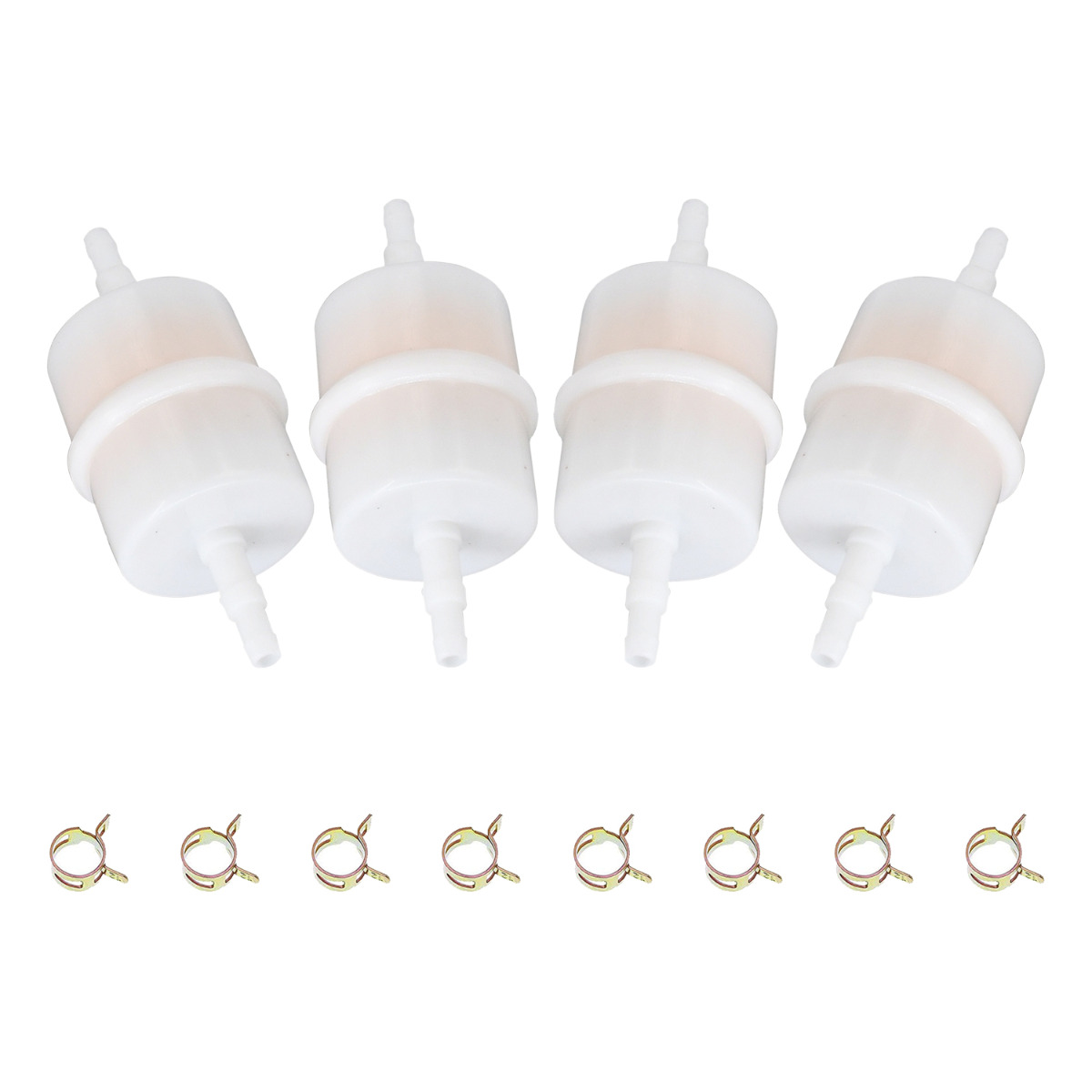 4 Pièces Filtre à carburant 1/4" ID 15 Micron 24-050-13-S Pour Kohler