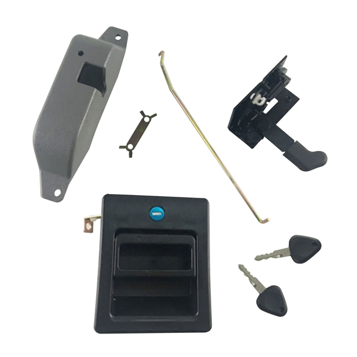 Serrure de porte avec 2 clés pour Volvo