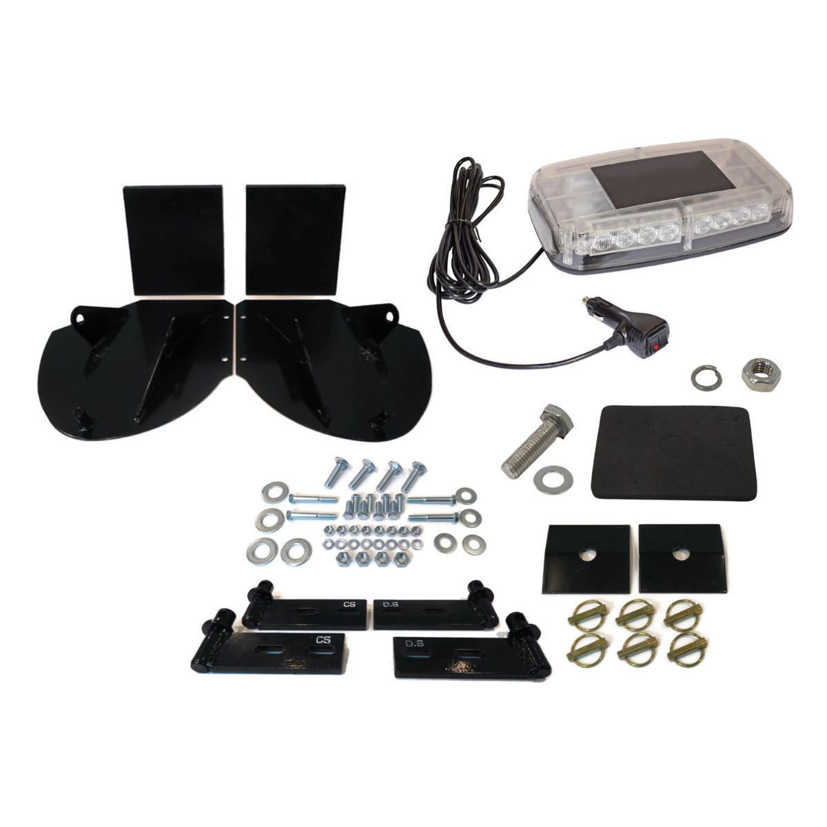 Kit d'extension de lame Pro-Wing PW-22 et Barre lumineuse LED pour chasse-neige