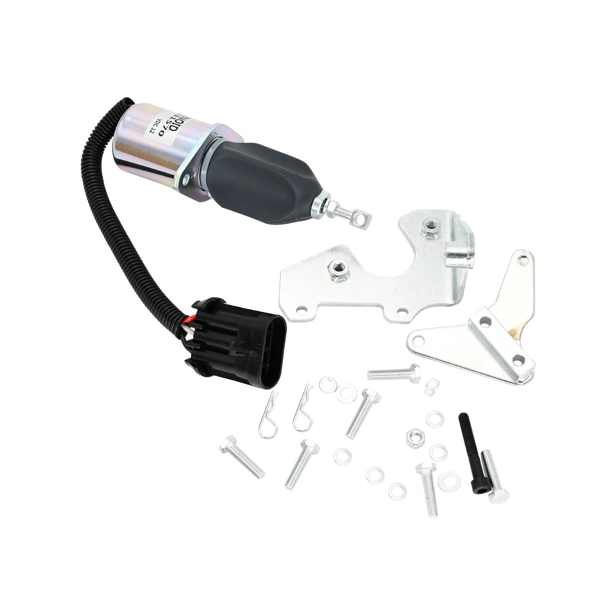12V carburant électrovanne d'arrêt 3349017 pour Cummins