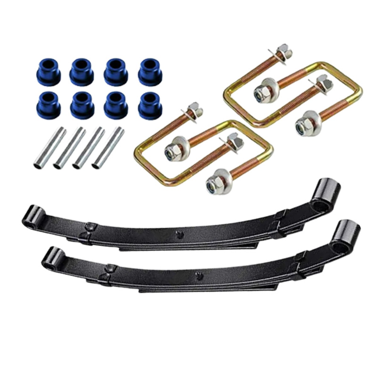 4 Kit ressorts à lames avec bagues & douilles U Bolt 1014675 pour Club Car
