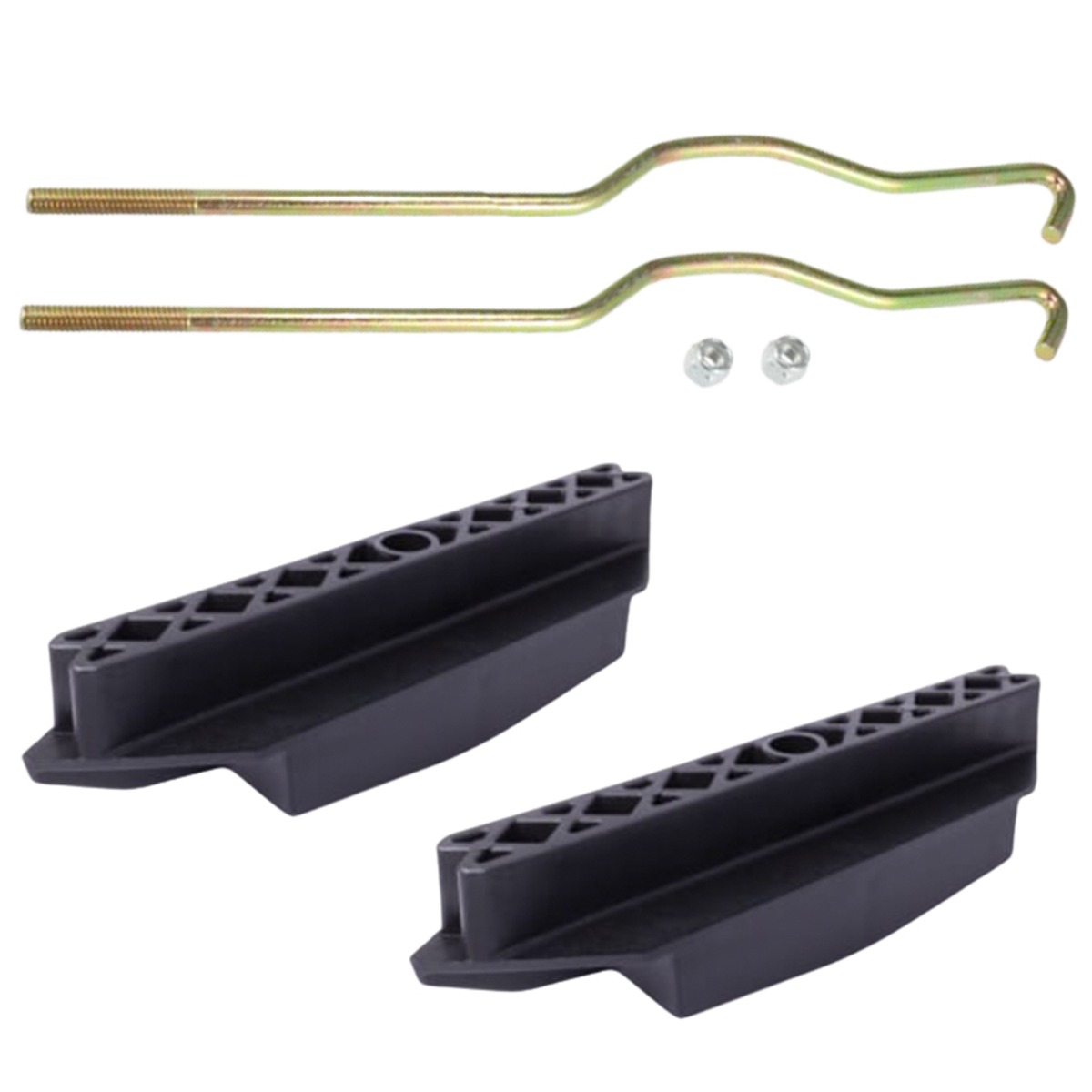 12V Voiturette de golf Plaque de maintien de la batterie Kit d'écrous de tiges 102534001 pour Club Car