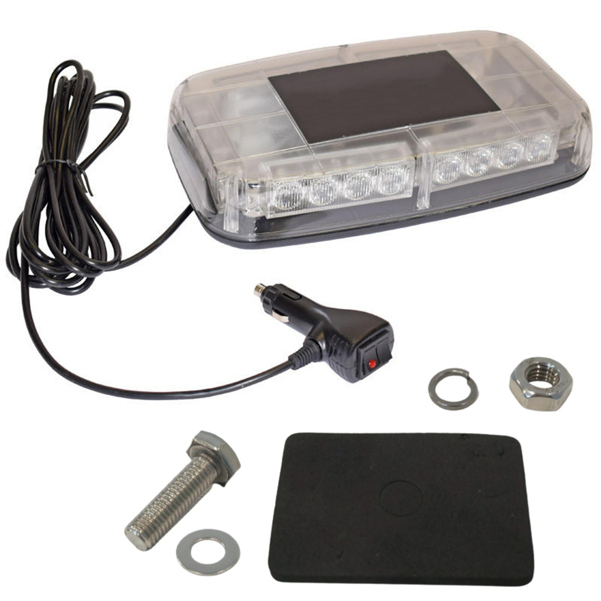 12V 11" Rectangle Multi Mount Amber LED Mini barre lumineuse 8891040 pour ATV